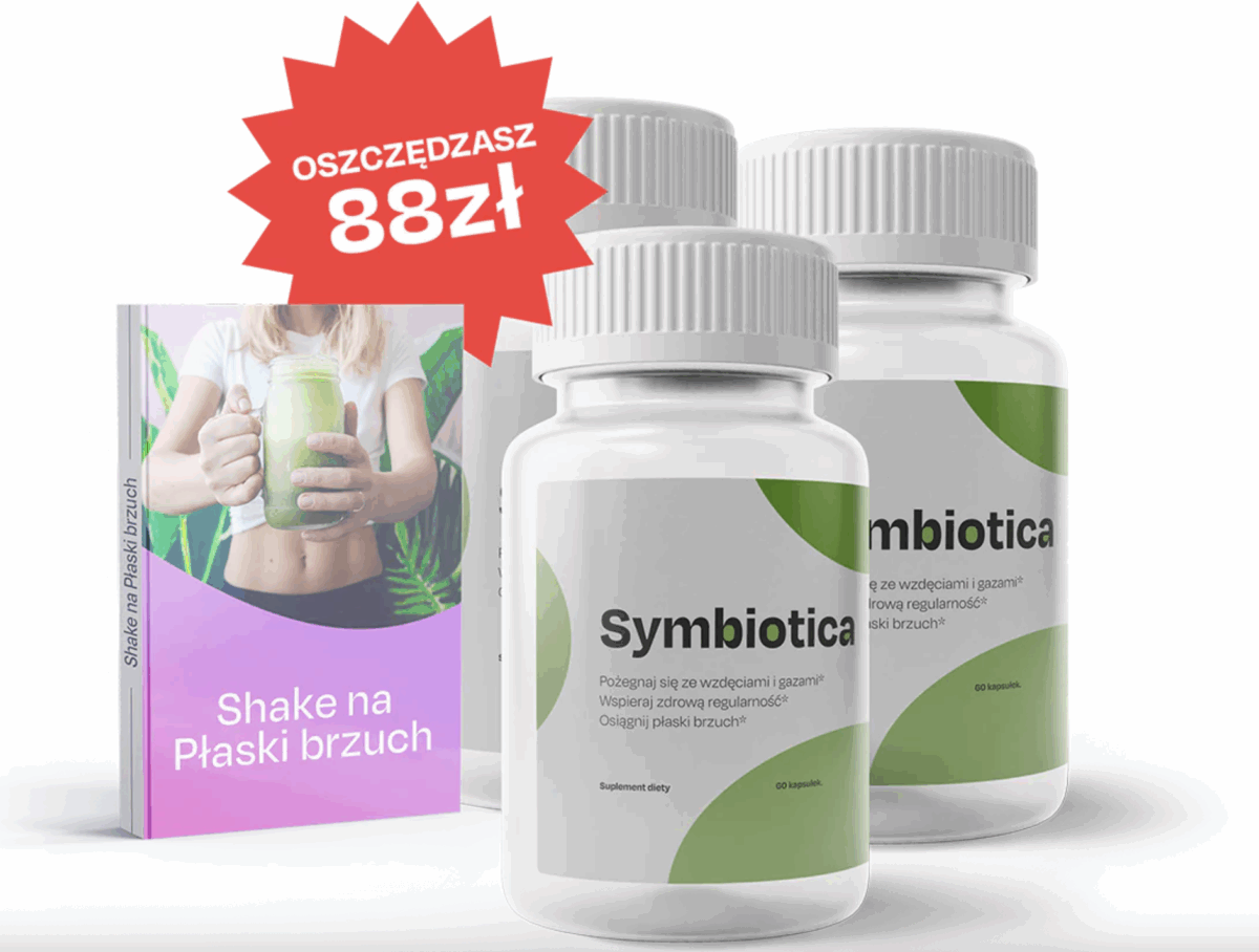 Symbiotica - 90-dniowy zapas (3 butelki) + bonusowy ebook - Justyna Błażejewska